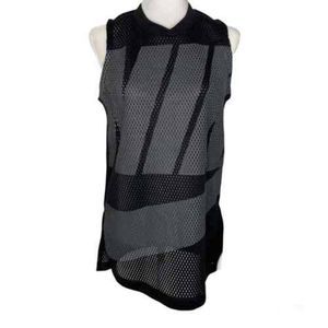 NEW Women's Medium NIKE Double Mesh Tank Top Shirt Running Basketball 833480-010